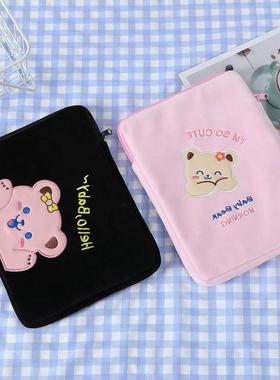 Wind girls tablet bag bear ipad bag students 11 inch 10.5 i