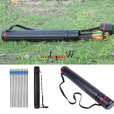 Archery Quiver Bow Quiver Arrow Bag Plastic Back Retractable