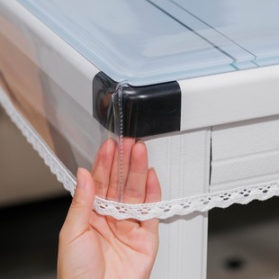 烤火罩皮套透明胶垫防水防油家用茶几罩烤火炉罩套电炉套罩烤火被