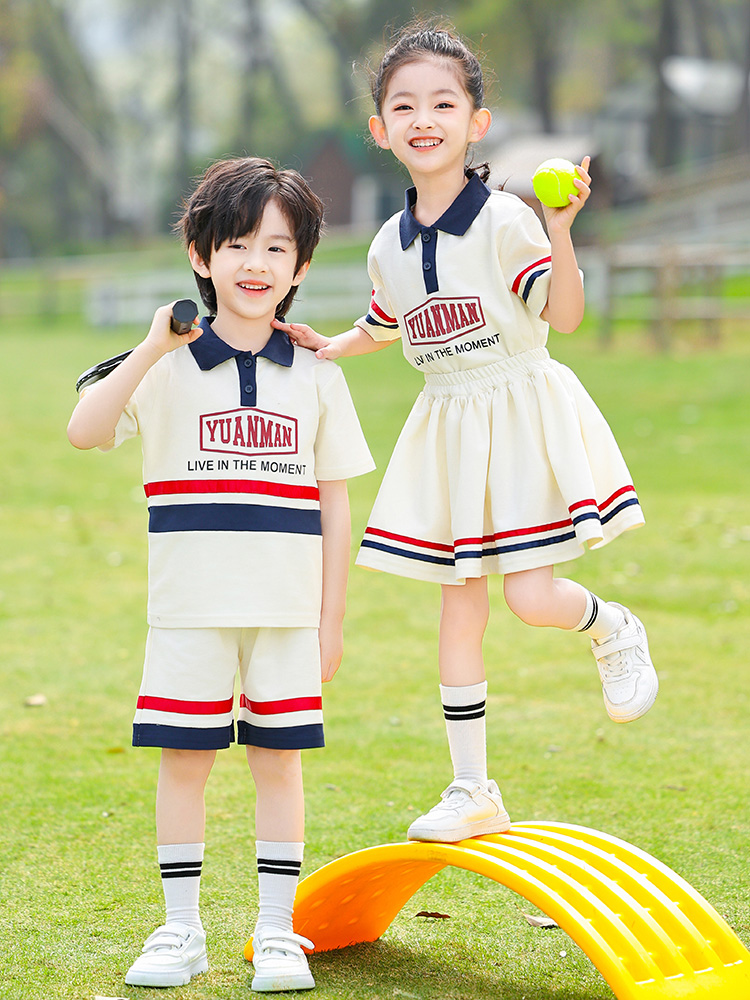 幼儿园园服夏季运动会啦啦队班服套装小学生校服毕业照六一演出服