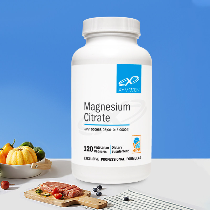 XYMOGEN活力镁Magnesium Citrate 120粒/瓶2027/2
