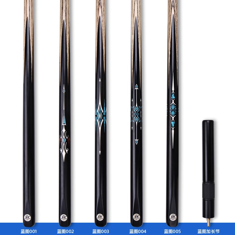 球杆0102030405小头桌球杆野豹中式八球杆手工台球杆通杆