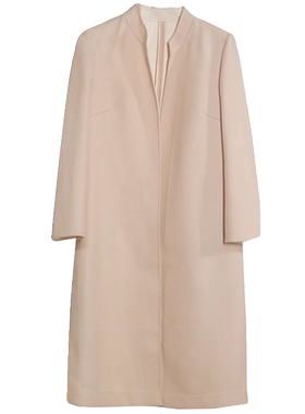 福芬2023秋冬新款直筒女士风衣纯色百搭显瘦外套FY-12713