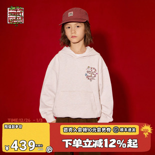 街头手绘印花图案卫衣童装 VISION Oblow联名限定美式 Mark