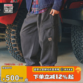 美式 复古多口袋宽松直筒梭织长裤 男女儿童26春季 VISION童装 新款