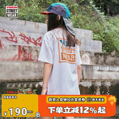 美式 复古LOGO印花微落肩宽松短袖 T恤男女同款 VISION童装 25夏季
