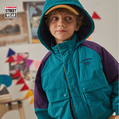 复古梭织夹棉外套宽松短款 VISION 男女儿童秋冬美式 童装 棉服 KIDS