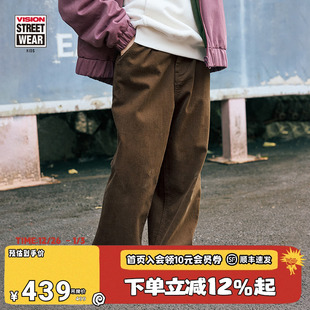复古宽松运动磨毛工装 美式 裤 长裤 秋冬 VISION 男女儿童童装 KIDS