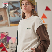 男女儿童秋冬圆领套头运动休闲宽松长袖 童装 卫衣 KIDS VISION