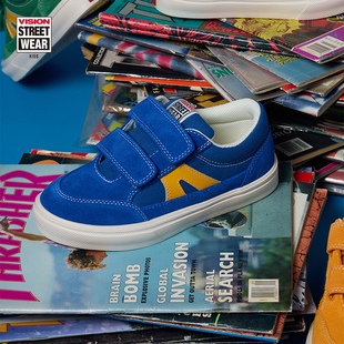 【预售】VISION童鞋 STICK LIGHT轻量化魔术贴低帮复古板鞋运动鞋