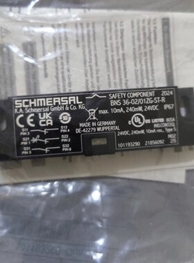 议价全新原装 SCHMERSAL安全感测器 BNS 36-02/01ZG-ST-R 1011932
