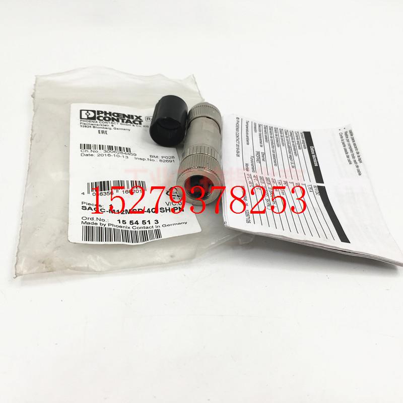 议价PHCENIXCONTACT菲尼克斯1554513总线连接器SACC-M12MSD-4QSHP