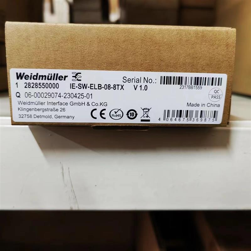 议价魏德米勒原装工业交换机IE-SW-ELB-08-8TX(2828550000)现货