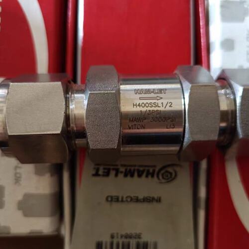 议价哈姆雷特HAM-LET 全新1/2卡套止逆阀H－480-SS－GL－1/2-1/3