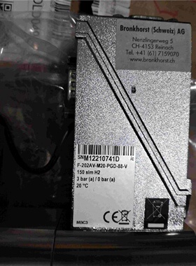 议价F-202AV-M20-PGD-88-V0-3BAR，150 slm(标准升/每分钟)H2