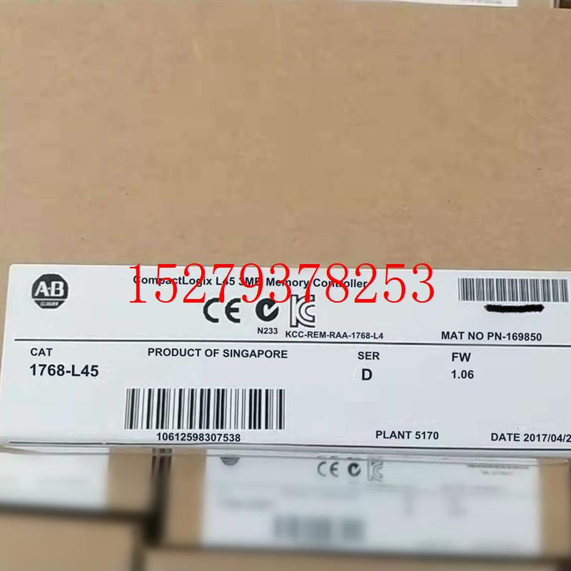议价1768-L45美国AB罗克韦尔PLC模块Allen-BradleyCompactLogix系