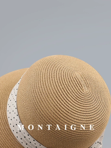 Франция Монтена/Менгтиан Дин Дин Корейская версия Боулас Шляпа Женская Летняя затенение солнцезащитное крем