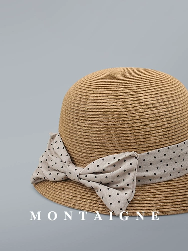 Франция Монтена/Менгтиан Дин Дин Корейская версия Боулас Шляпа Женская Летняя затенение солнцезащитное крем