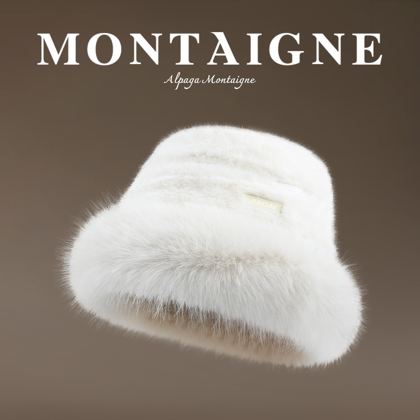 法国Montaigne/蒙田仿皮草渔夫帽子护耳百搭加厚水桶帽冬女显脸小,服饰配件/皮带/帽子/围巾,帽子,淘宝优惠券,粉丝福利购,淘宝优惠卷