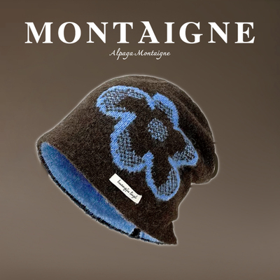 蒙田大头围显脸小针织帽