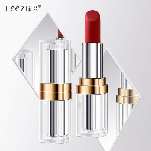 莉兹小灯管雾感丝绒口红轻薄丝滑