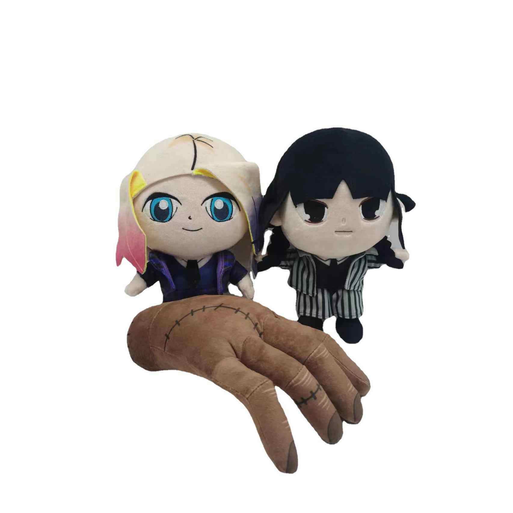 跨境热销Wednesday Addams毛绒玩具星期三亚当斯剧集周边公仔玩偶