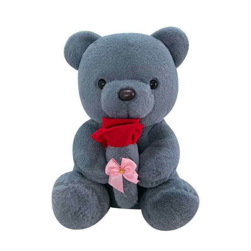 玫瑰熊毛绒玩具公仔teddy bear生日礼物跨境泰迪熊玩偶地摊玩