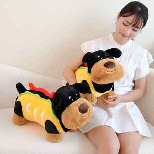 可爱热狗公仔抱枕毛绒玩具面包狗狗玩偶治愈系布娃娃儿童节礼物女