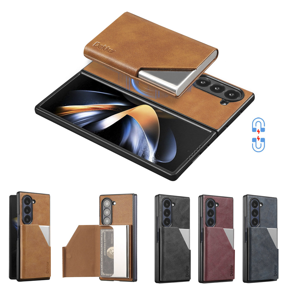 三星GalaxyZFold6磁吸卡包手机壳