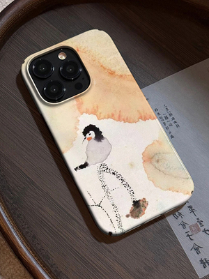 大地回春 飞燕南迁 亮面新中式iphone15promax中国风iPhone14复古14pro小众13菲林12手机壳