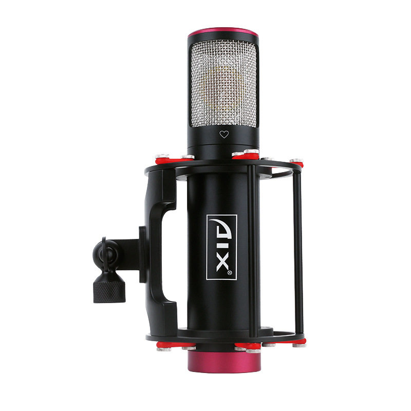 爱秀王者AIX RC-X3大振膜电容麦克风 火箭筒K歌设备主播直播