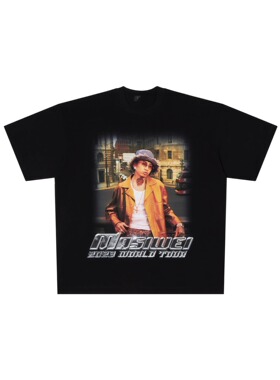 高质量 马思唯短袖 2023SS马思唯巡演周边短袖tee纯棉专辑T恤国潮