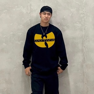 说唱长袖 新款 Clan唇枪舌剑HipHop街舞DJ大码 Tang T恤 武当派Wu