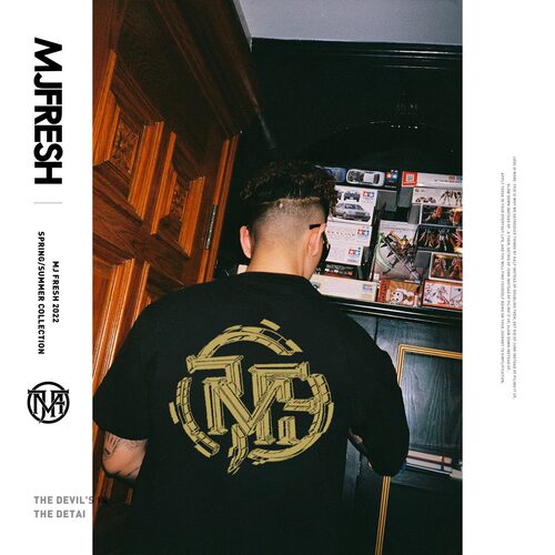 【顽童MJ116主理】CMJF MJ FRESH 新款logo潮牌印花圆领短袖T恤男