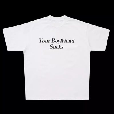 DONCARE 2024SS Your Boyfriend Sucks马思唯男女情侣短袖T恤潮