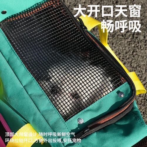 zeze宠物猫包外出便携式斜挎包猫咪狗狗通用户外大容量拓展包