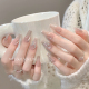 蝴蝶美甲 手工小众显白猫眼法式 玫瑰森林 童话镇穿戴甲2026新款