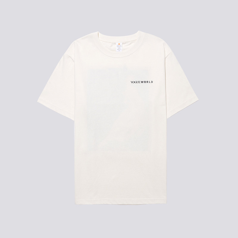 vogue world archive 封面 短袖t恤 米色