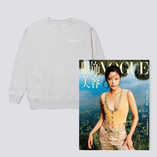 灰色正常长袖卫衣vogue