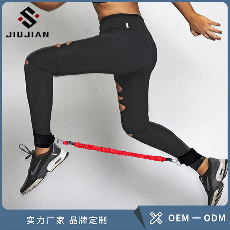 弹跳训练绳敏捷训练器弹力带健身运动阻力带脚部拉力绳