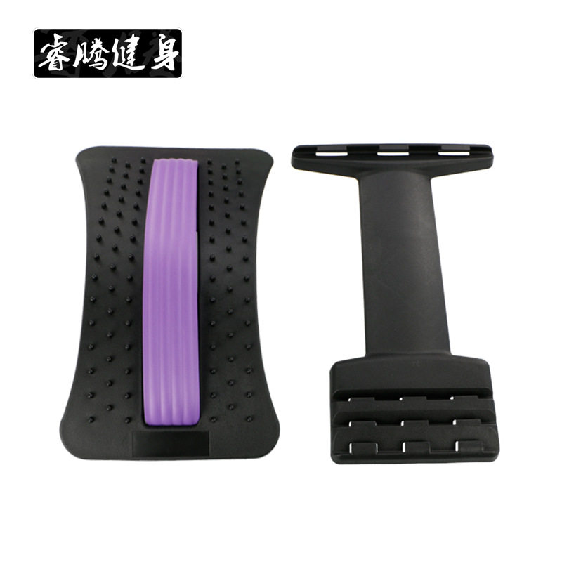 腰部按器背部矫正器腰靠腰垫脊椎护腰带针灸款腰椎牵引器