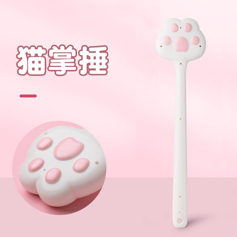新款经络拍打器家用按敲打棒捶背神器可爱猫掌养生肩颈专用