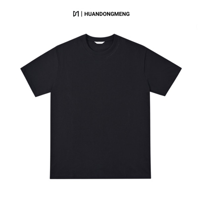 HuandongMeng小领口刺绣Tee
