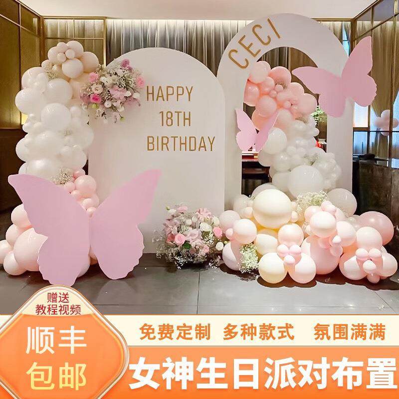 女孩豪华18岁成人礼生日场景布置道具生日装扮高级感背景墙kt板,节庆用品/礼品,装扮布置套餐,淘宝优惠券,粉丝福利购,淘宝优惠卷