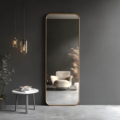 全身镜家用落地穿衣镜卧室贴墙自粘试衣镜网红女生卧室立体大镜子
