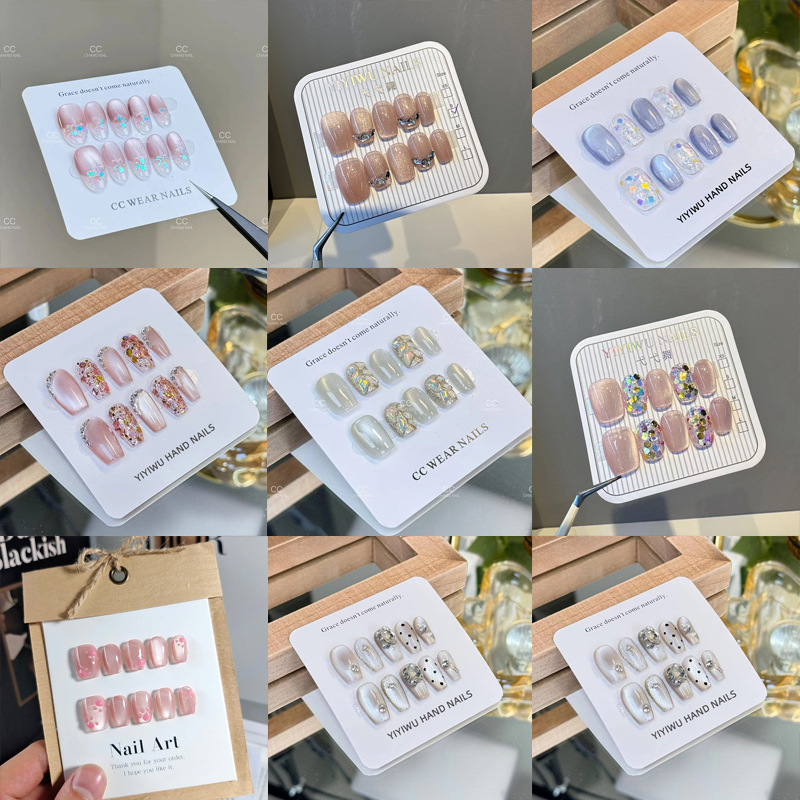 波点短款纯手工可爱穿戴彩色可