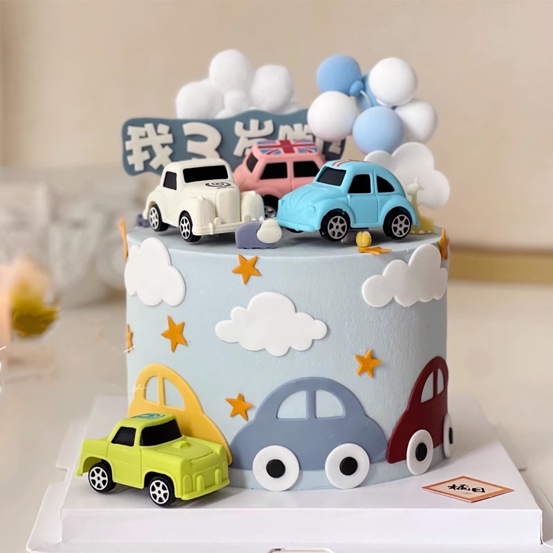 蛋糕装饰摆件汽车总动员飞机