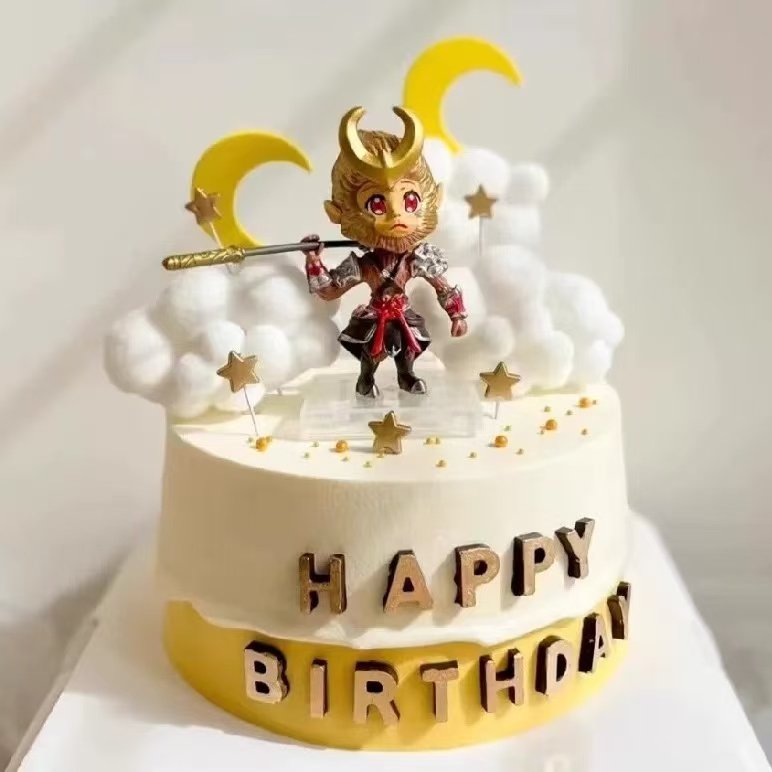 斗战胜佛孙悟空生日蛋糕装饰摆件手办网红李白王者鲁班后羿赵云,节庆用品/礼品,蛋糕/烘焙装饰用品,淘宝优惠券,粉丝福利购,淘宝优惠卷