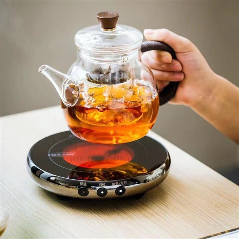 2024新款煮茶电陶炉小型超薄养生壶迷你烧水炉围炉煮茶器泡