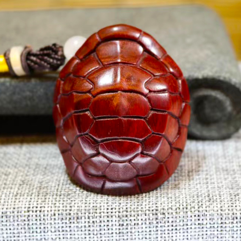 小叶紫檀手把件富甲一方